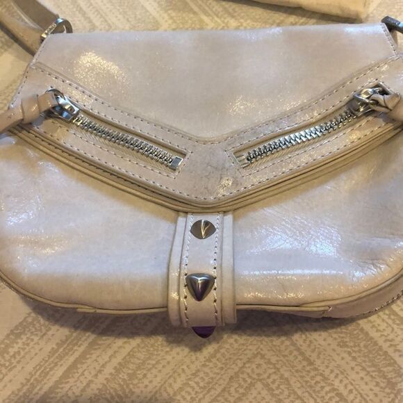 BOTKIER Bone Leather Crossbody Satchel Bag - Picture 3 of 8